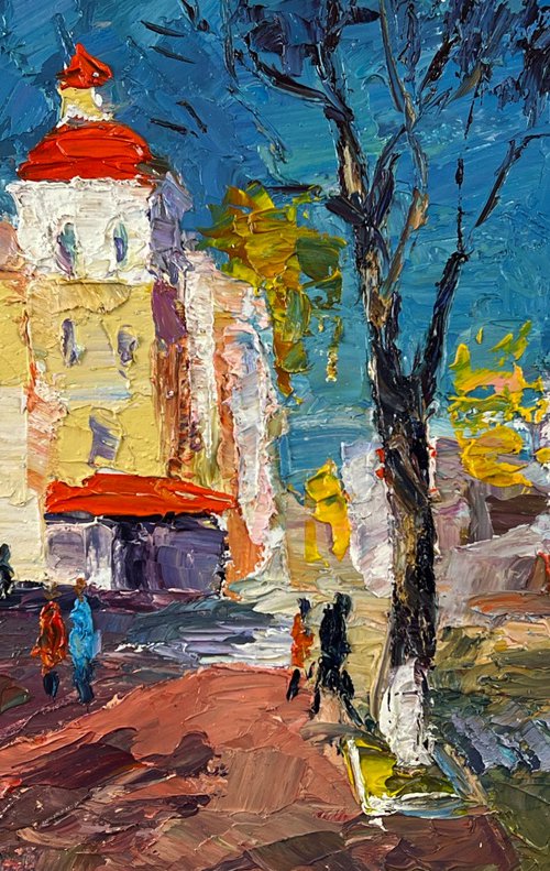 City Bustle in the Middle of the Day by Boris Serdyuk