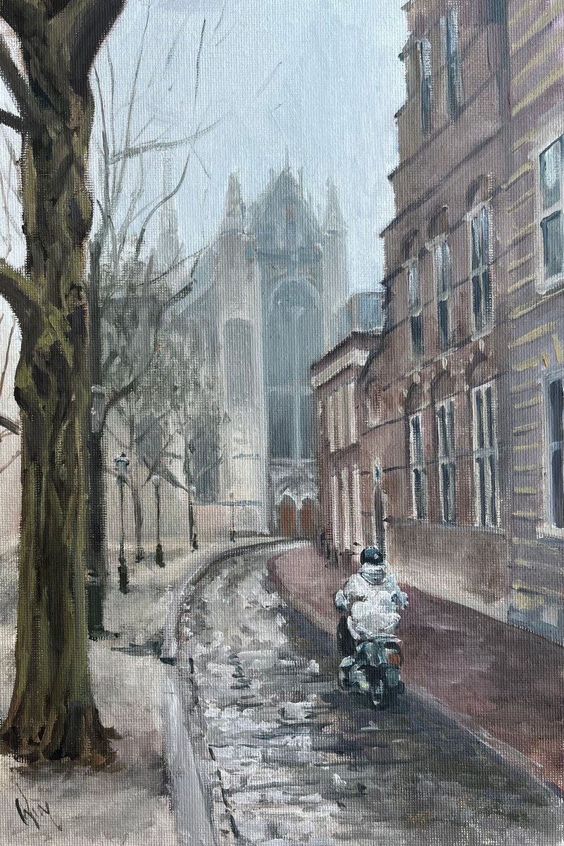 Hooglandse Kerk in Winter by Cedric Visser