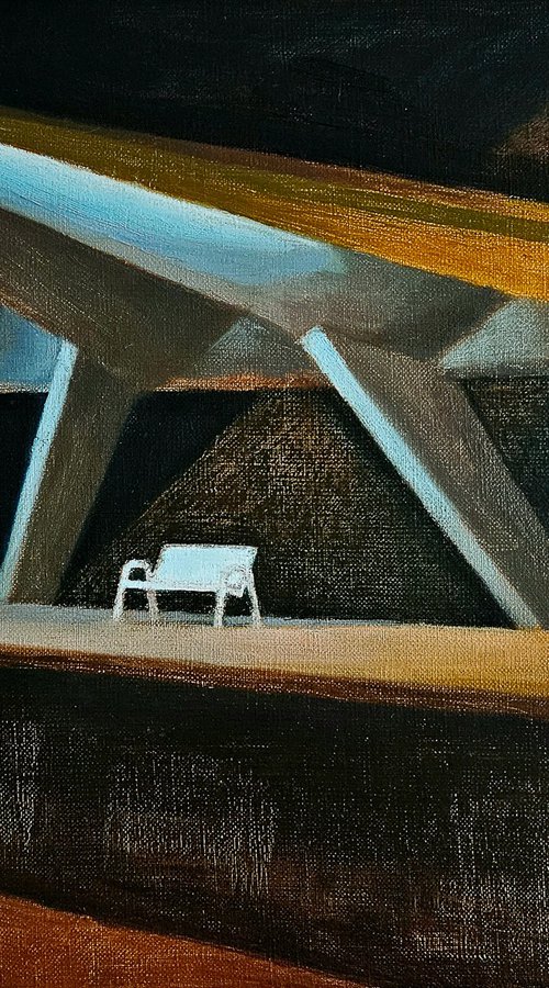 Late Evening at Warsaw Powiśle Station by Eliza Kołodziej