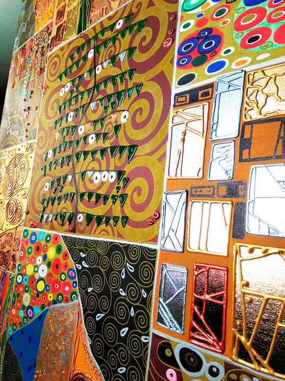 Tree of Life. Klimt abstract