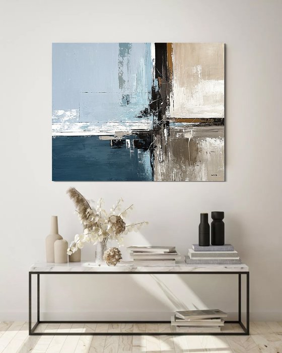 Ochre Divide in Blue and Stone