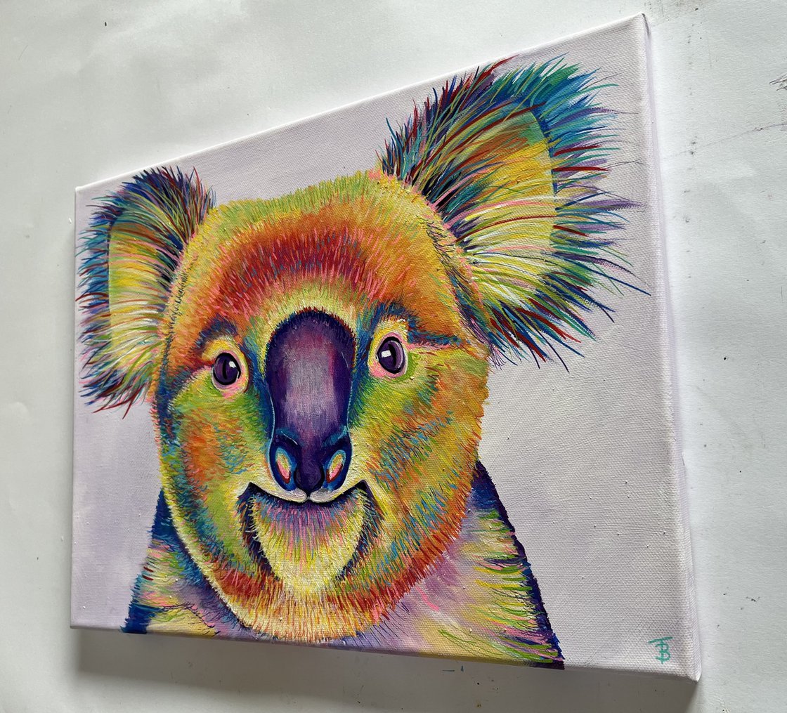 Rainbow Koala by Tiffany Budd