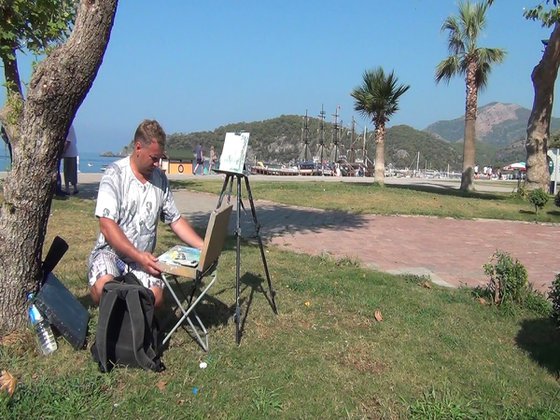The palms. Oludeniz