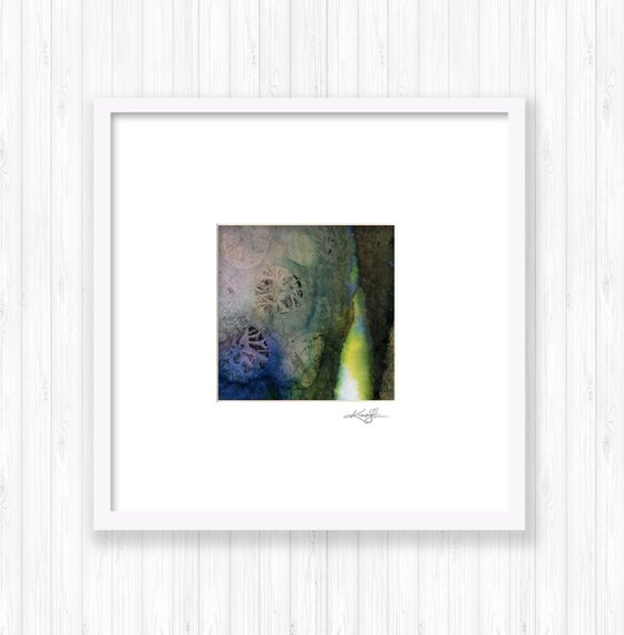 Nature's Rhythm Collection 2 - 3 Abstract Paintings in mats by Kathy Morton Stanion