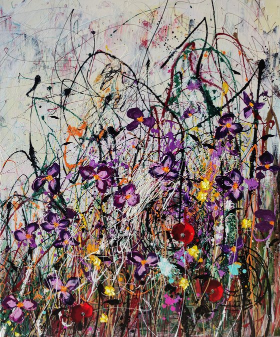 Where The Wildflowers Bloom - Diptych