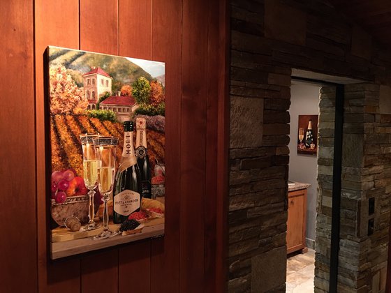 Autumn Vineyards and Champagne