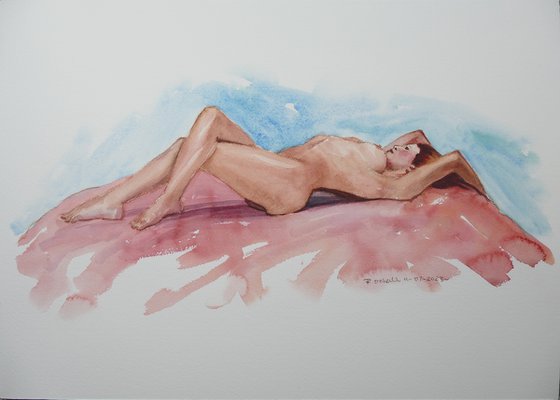 reclining female nude