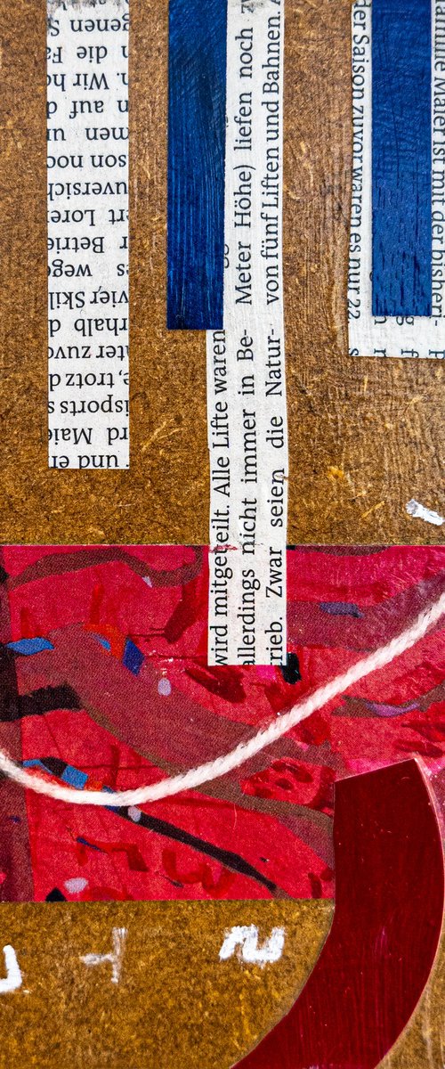 Mixed Media Collage - GA-2 by Hyunah Kim