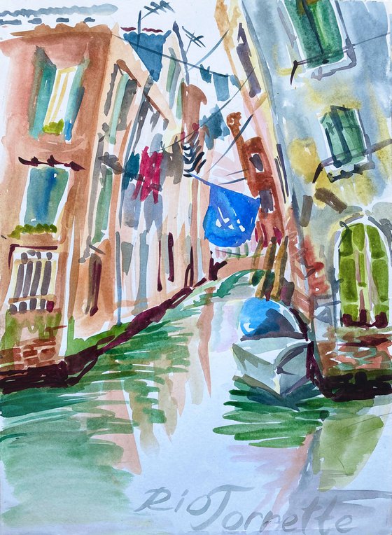 Venice canal view