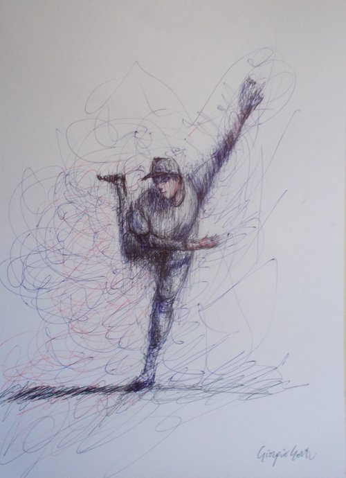 baseball player 8 by Giorgio Gosti