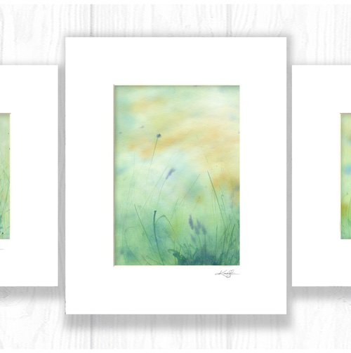 Meadow Song Collection 2 - 3 Paintings by Kathy Morton Stanion