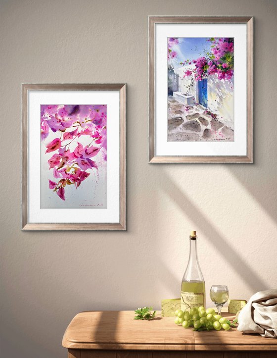 Spanish Bloom (Diptych)