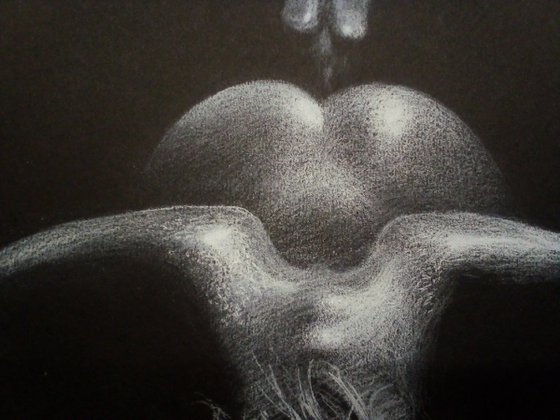 Nude noir #268 (29X21)cm