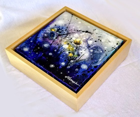 Small Joy (After Rain No.3) with frame