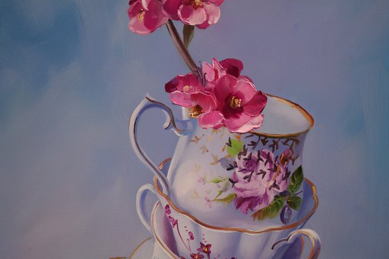 "Still life with a blossoming branch!"