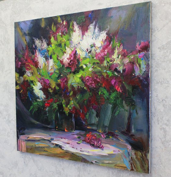 Still life with Lilac in vase