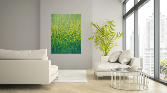 Cascading Green and Yellow