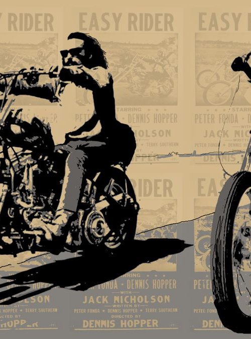 EASY RIDER  58"X33" by Joe McHarg