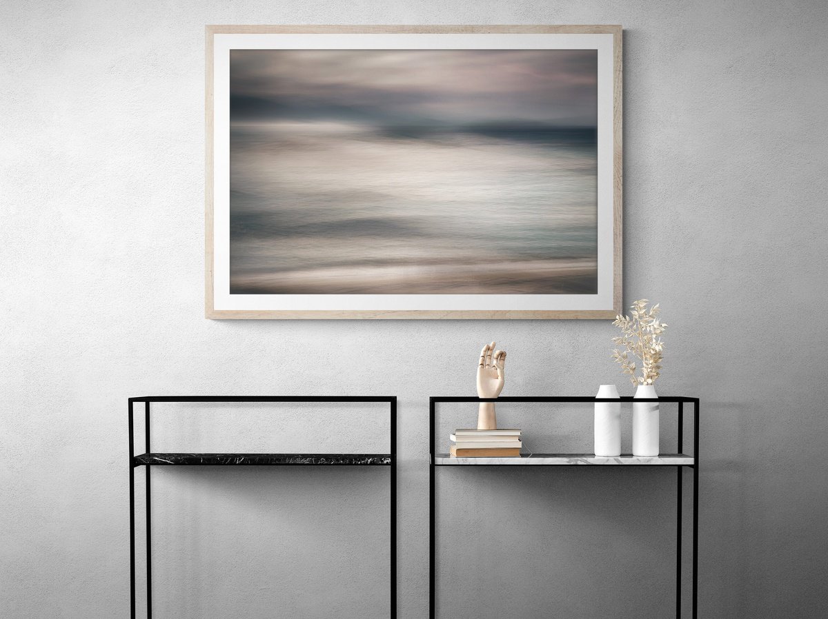 Impressionistic Abstract Photograph By Karim Carella, 49 X 33", Ethereal Glow, Original Artwork