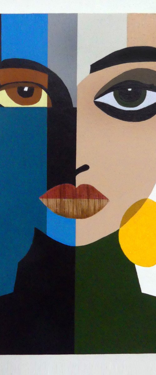 Girl With Yellow Earring by Sarah Teasdale