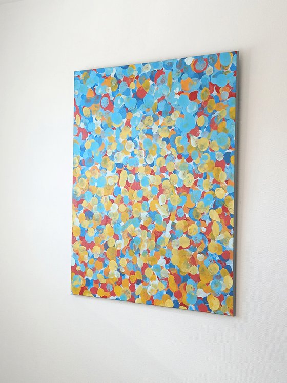 Spotty Pop Painting - The wall of Candy 01 -