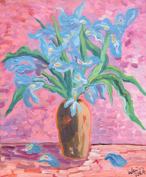 Irises by Kirsty Wain