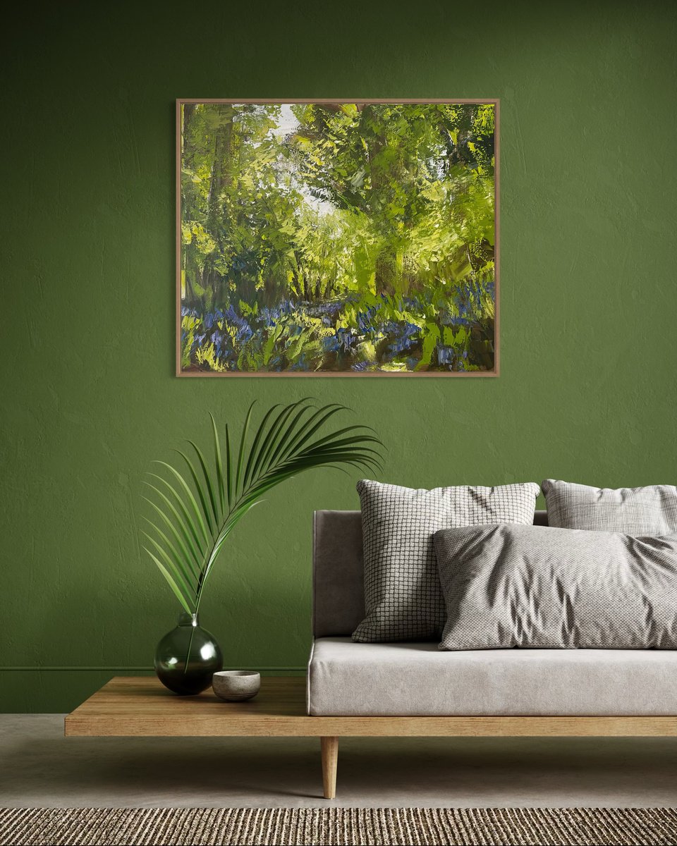 Expressive Oil Painting , A Moment Of Joy By Belinda Reynell, 29 X 25, Artwork For Sale On Artfinder