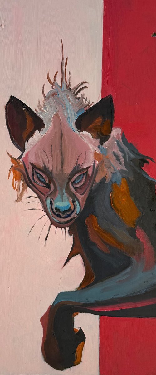 Painted Hyena by Lola Jovan