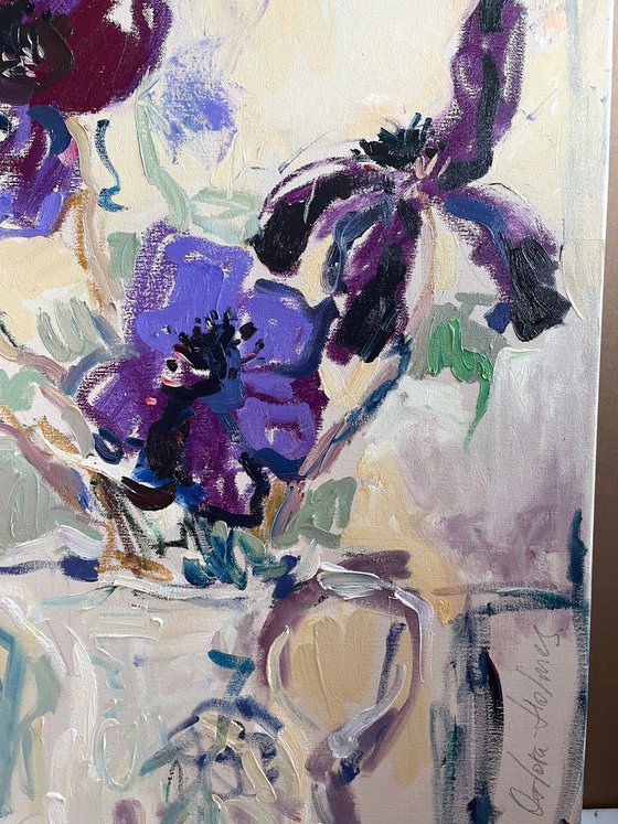 Still life with anemones