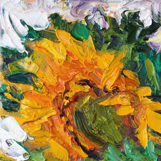 Sunflowers bouquet