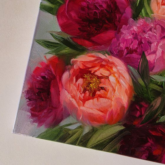 Colorful Peony