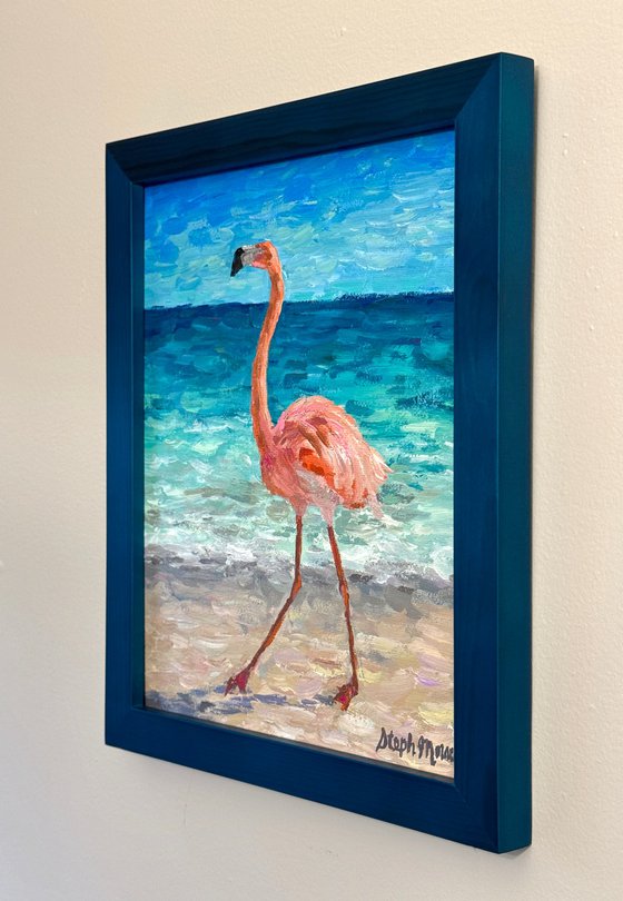 Blue Flamingo