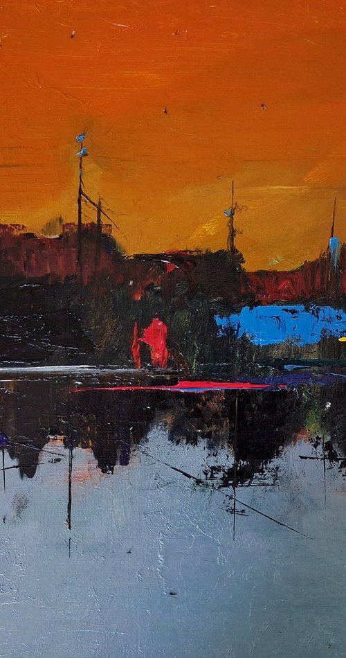 Harbor at Dusk by Senia Baloyan