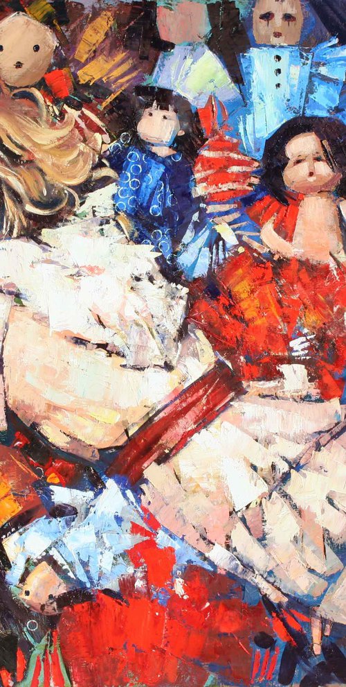 "Game" (self portrait) by Anastasiia Kraineva (Masniuk)