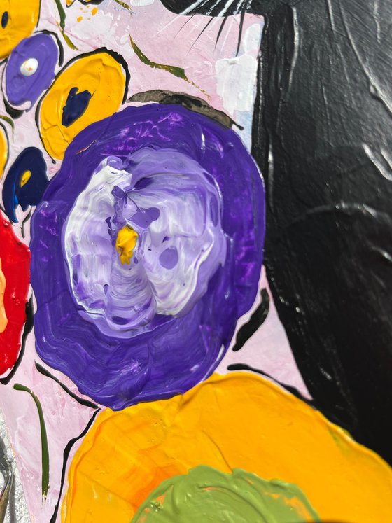 Kandinsky Flowers Painting