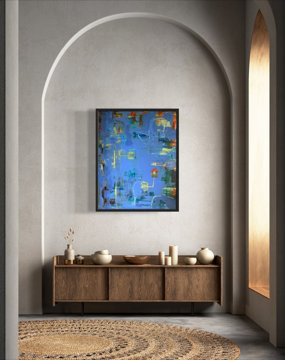 The road home in the blue