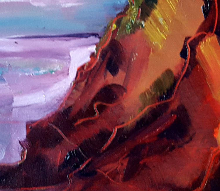 Dusk Falls Over The Cliffs Of Rocky Bay Artfinder