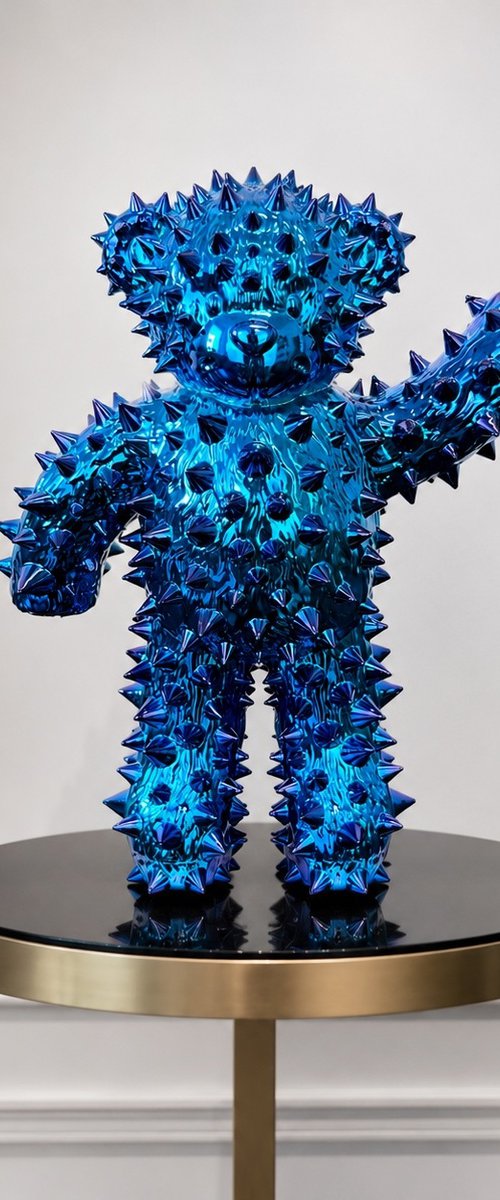 Handle With Care Blue by Santicri