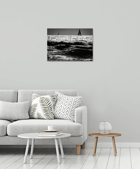 Two Sailboats | Limited Edition Fine Art Print 1 of 10 | 60 x 40 cm