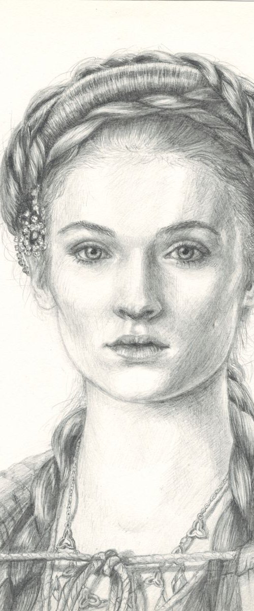 Portrait of Sophie Turner by Morgana Rey