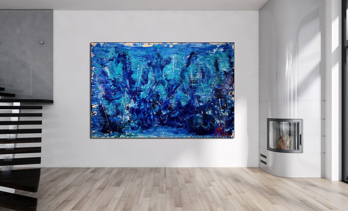 A Thousand Oceans Deep By Nestor Toro By Nestor Toro, 62 X 44, Artwork For Sale On Artfinder