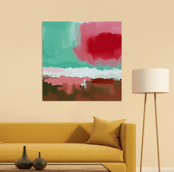 Emotion in Pink and Green