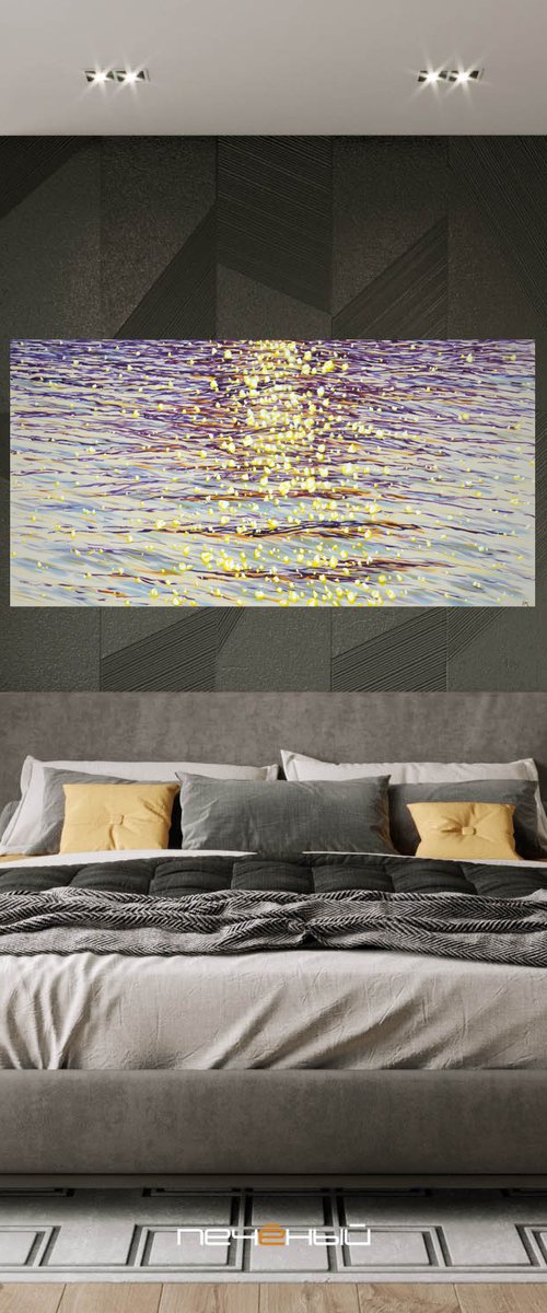 Golden sparks of the ocean. by Iryna Kastsova