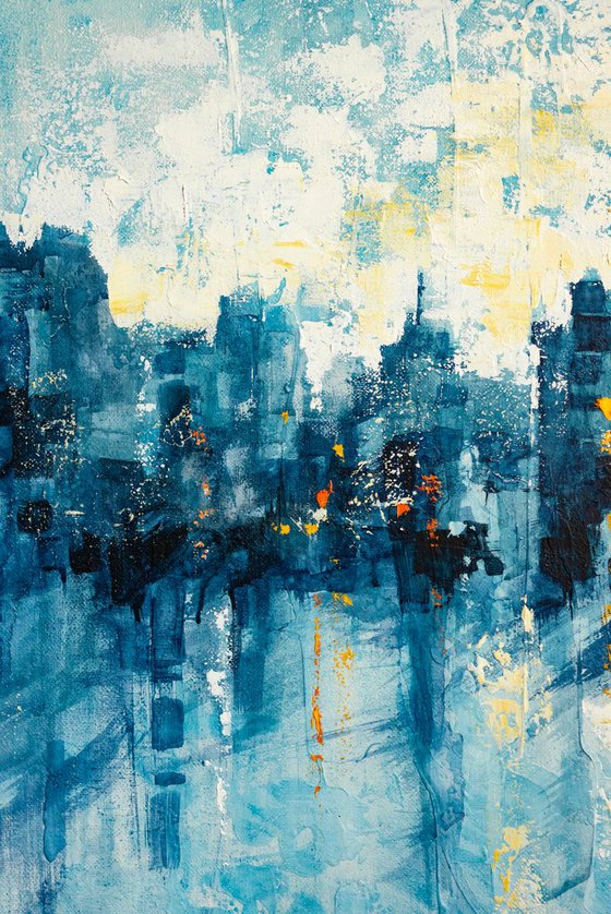 " Breath of the city " abstract cityscapes