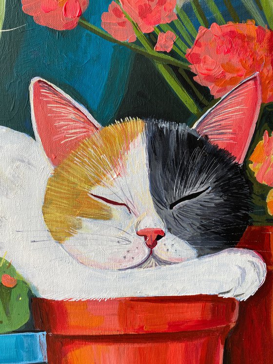 Siesta Among Blossom