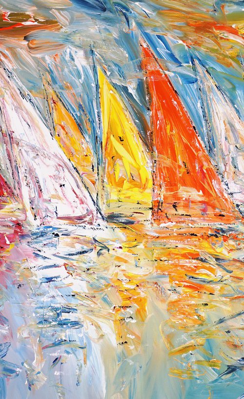 Summer Sailing Impressions D 4 by Peter Nottrott