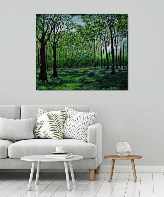 Late Spring In The Forest   100cm x 120cm