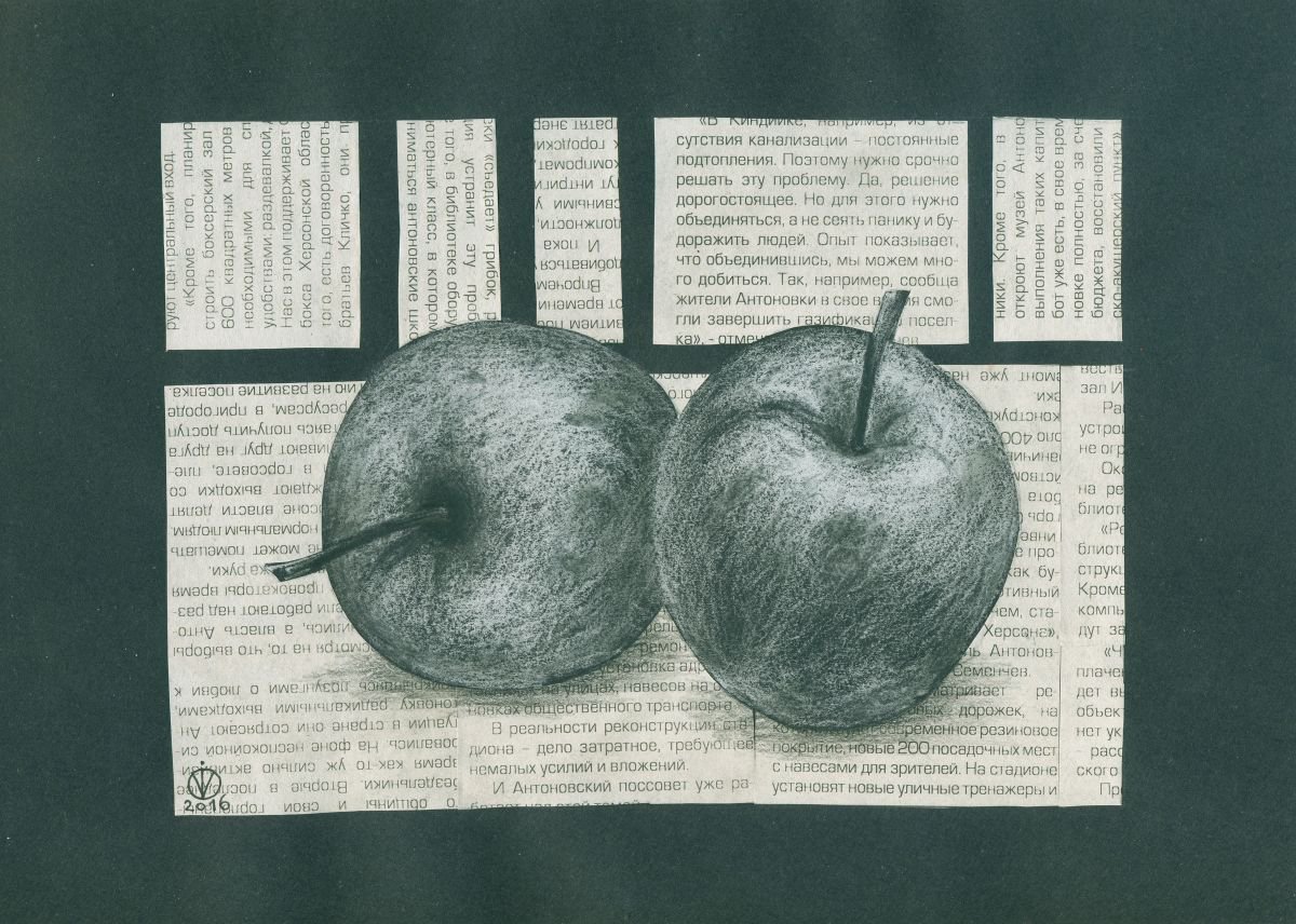 Two Apples by Vio Valova
