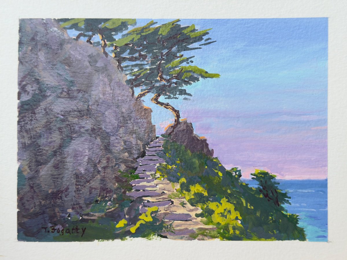 Point Lobos Trail Steps by Tatyana Fogarty