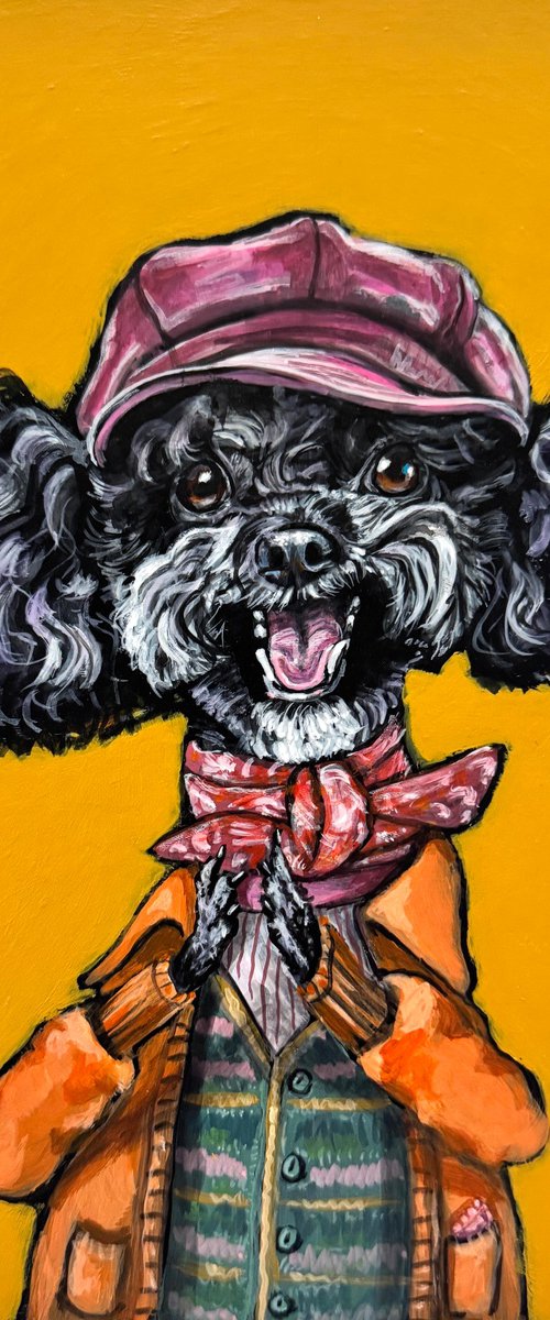 Tina the Poodle by Victoria Coleman